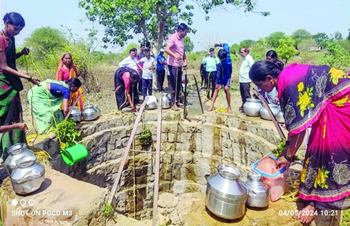 बोरखेडी, बांबर्डा, चामला गावात भिषण पाणीटंचाई