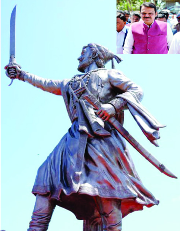 वादळ आलं तरी, १०० वर्षे कुठल्याही वातावरणात हा पुतळा टिकेल; मुख्यमंत्र्यांची माहिती, सिंधुदुर्गात नवा पुतळा