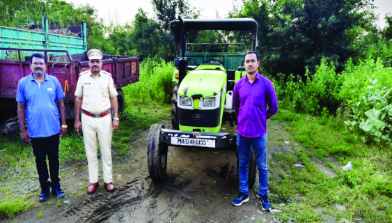 सावंगी मेघे पोलीसांकडुन गौण खनीज (रेती) चे अवैधरीत्या उत्खनन करणाऱ्यांवर कारवाई