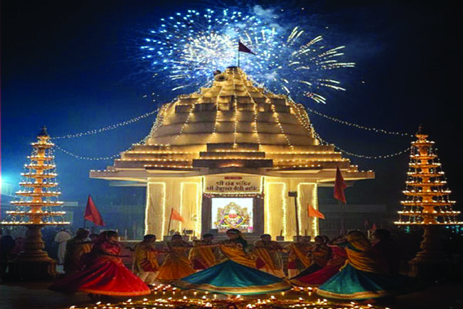 आर्वीतील श्री यंत्र मंदिरात रविवारी दिवाळी पंचमी दीपोत्सवाचे आयोजन