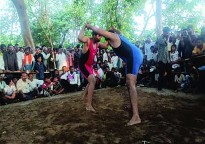 गिरडच्या मातीतील कुस्ती पहलवानांचा दमदार डाव